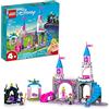 LEGO Disney Princess Aurora 43211 - Set di giocattoli per la costruzione del castello delle principesse Disney con la bella addormentata, il principe Filippo e Malefica, idea regalo Disney per bambini