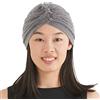 CHARM Brillantini Moda Turbante Cappello Twist Stravagante Bandana Arabo Festival Chemio Cappello Argento
