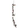 Villa d'Este Home Tivoli Ramo decorativo led natalizio con pigne e bacche rosse l. 120 cm, XMas Garden