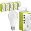 goobay 74111 Lampadina LED E27 15 Watt/Lampadina LED per prese E27 / Lampada bianco caldo/Smerigliato/Lampadina LED/Sostituzione per lampadina a incandescenza/Bianco / 6 pezzi