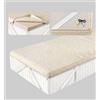LanaMerinoShop Lana & Co Topper Coprimaterasso Correttore Lana Merino cm.160x190 Beige