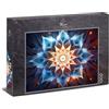 Ulmer Puzzleschmiede - Puzzle da 1000 pezzi - Fiore e stella come elementi mandala - Il puzzle Impossible tra i motivi Mandala - Qualità Made in Germany
