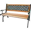 Linea Garden Friend Panca rombo Materiale ghisa Legno e ABS