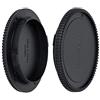 JJC Lens Posteriore Cap + Tappo Corpo per Fotocamera Digitale Leic. SL3, SL2, SL (Tipo 601), TL, T, CL, Sigma fp, fp L, Panasonic S1, S1R, S1H, S5, S5II, S5IIX ecc L Mount & L Mount Obiettivo (1 set)