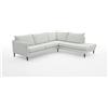 Atlantic Home Collection Divano ad angolo con pouf destro