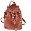 Superflybags Zaino In Vera Pelle Pregiata modello CATANIA con Fibbia 20x27x15 cm Made In Italy