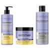 LORENZO PROFESSIONAL Lorenzo - CONFEZIONE COMPLETA - Shampoo, balsamo e maschera senza solfati con semi di nigella - 3x500 ml