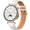 HUAWEI WATCH GT4 41mm CLASSIC WHITE LEATHER STRAP