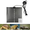 PeSandy Tappetino Riscaldante Rettili, 28x28CM Tappetino Riscaldante per Terrario, Termoforo Rettili con 7 Pulsanti di Regolazione della Temperatura per Tartaruga Serpenti Lucertola Geco Rana