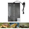 PeSandy Tappetino Riscaldante Rettili, 42x28CM Tappetino Riscaldante per Terrario, Termoforo Rettili con 7 Pulsanti di Regolazione della Temperatura per Tartaruga Serpenti Lucertola Geco Rana
