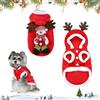 RosyFate Costume Natale Cane, RosyFate Vestiti Gatto Natale, Vestiti per Cani Natale, Animale Domestico Vestiti Cane, Abbigliamento Natalizio per Gatti, Vestito Carnevale Cane (L)