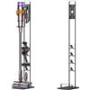 Foho Porta Supporto Organizer Compatible per Dyson V16 Gen5 V15 V12 V11 V10 V8 V7 V6, Base in Metallo per Aspirapolvere a Pavimento Senza Fori, Stabile, Risparmia Spazio
