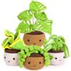 ASTNIC Kit Uncinetto per Principianti, Completo Con Istruzioni Video Passo Passo, Cactus Succulento Piante In Vaso Starter Kit, Regalo Fai-Da-Te Decorazione