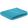 AmeliaHome Telo doccia 100% cotone, 70 x 140 cm, con bordo, colore: turchese