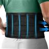 AOGOE Fascia Lombare Supporto Schiena, Fascia Lombare Posturale con 5 Sostegno, Regolabile Fascia Elastica Lombare per Uomini e Donne, Posturale Cintura Lombare per Sciatica, Ernia del Disco