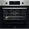Zanussi ZOPKX6XN Forno elettrico multifunzione, pirolitico, integrabile, 9 funzioni, cavità XXL, display LCD, guida telescopica a un livello, capacità 72 l, inox anti-impronte, classe A+