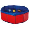 Nobby 62290 - Piscina Giocattolo per Gatti, Colore: Rosso/Blu, Ø 30 x 11 cm