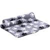 Flamingo ESMA Fleece Blanket, Leg Grey, 100 x 150 cm