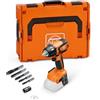 FEIN SET maschiatura Chiave Battente a Batteria, ASCD18-300W2 AS 18V, Motore Brushless, Coppia fino a 290 Nm, Regolazione coppia su 6 Livelli, Viti metriche fino M18,senza Batteria e Caricabatteria