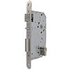 TESA 203450AI Serratura da incasso per Porte in Legno, entrata 60 mm, finitura grigio inox, frontale quadrato