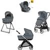 Trio Inglesina Electa Union Grey Seggiolino Auto Darwin Infant Recline Borsa Inclusa 2025