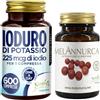 Noebis Pharma Set di Integratori Metabolismo + Bellezza - 225 mcg di Iodio per 1 Compressa Alto Dosaggio + MELANNURCA 60 CAPSULE con vero estratto di mela Annurca alleata della salute dei capelli