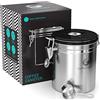 Coffee Gator Barattolo Porta Caffè, Mantiene il Caffè Aromatico Più a Lungo, Cucchiaino in Acciaio Inox Incluso, di Prima Qualità