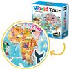 Headu World Tour Un Grande Puzzle Per Scoprire Il Mondo Mu26258 Gioco Educativo Per Bambini 5-10 Anni Made In Italy