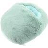 Gsycle Scaldapiedi, scaldapiedi elettrico rimovibile Scaldapiedi riscaldato morbido e confortevole per l'inverno, ufficio, casa, USB (light green)