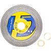 HIGHDRIL Disco Diamantato Gres Porcellanato - 125mm Utilizzo su Due Lati Disco da Taglio e Rettifica per Ceramica Porcellanato Piastrelle Marmo Pietra Artificiale Granito
