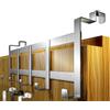 4smile Appendiabiti da porta da appendere all'interno - Supporto da fissare in acciaio inox per vano posteriore - Gancio salvaspazio interno con cuscinetti antiscivolo e feltro