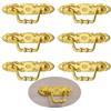 Molyorch 6 Pezzo Maniglia Bronzo Decorativa, Anticato Effetto Maniglie, Maniglia Vintage Classiche, per Armadi D'epoca, Cassetto, Decorazione di Mobili Fai Da Te
