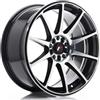 JAPAN RACING Un Cerchio in Lega Japan Racing JR11 18x8.5 ET30 5x114/120 Nero\Argento