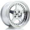 japan racing Cerchio in lega JR JR6 15x8 ET5 4x100 Superficie lavorata argento