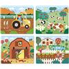 Vilac 4 Puzzle Evolutivi Fattoria - Vilac