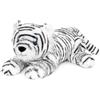MorisMos XXL Tigre Peluche Grande, 55cm Bianco Tigre de Peluche Gigante con Blu Occhio Kawaii Morbido Tigre Teddy Animali di Peluche Regalo per Fidanzate Bambini Compleanno Natale Deco