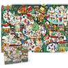 Bopster Puzzle 1000 Pezzi - Puzzle Adulti Collection Natale Divertente in Famiglia - Puzzle Grandi Dimensioni per Adulti e Bambini Idea Regalo - Pezzi Di Carta Reciclata di Bopster 70x50