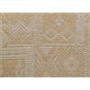 BIANCHERIAWEB Set Cuscini Coprisedia Imbottiti Sfoderabili Modello Mexico Made in Italy Aletta 6Pz Beige