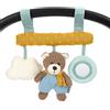 Sterntaler- Giocattolo per fissazione Universale Giochino da Appendere con Chiusura a Strap, Mabel Il Topolino, Sonaglio Incluso, età: per Neonati, Multicolore, 6602002