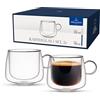 Villeroy & Boch - Artesano Hot&Cold Beverages bicchiere da caffè, bicchieri a doppia parete per bevande calde e fredde, vetro borosilicato, lavabile in lavastoviglie, utilizzabile nel microonde