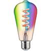 Paulmann 29158 Lampadina a filamento 230V Smart Home Zigbee LED ampolla ST64 E27 470lm 6,3W RGBW+ dimmerabile dorato