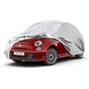 Kayme Telo Copriauto da Esterno, Compatibile con FIAT 500 (2010-2025), Copertura a 6 Starti per Impermeabile Anti UV Anti Vento Antipolvere, Telo Copri con Cerniera e in Cotone.