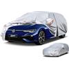 Kayme Telo Copriauto da Esterno Station Wagon, Compatibile con VW Golf Variant/Alltrack (2007-2025), Copertura a 6 Starti per Impermeabile Anti UV Anti Vento Antipolvere, Telo Copri con Cerniera.