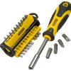 Stanley Giravite porta Inserti con 33 inserti manico in plastica