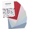 Netuno 25 fogli cartoncino colorato colori freddi formato A4 210 x 297 mm 160 g cartoncino colorato per lavoretti stampanti cartoncini colorati set colori assortiti