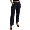 Crazy Fashion Pantaloni da donna a lunghezza intera, in velluto a coste, in velluto a coste, tinta unita, casual, elasticizzati, vita alta, gamba dritta, pantaloni invernali taglie forti 42-54, Grigio