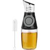 Widybord Distributore di Olio d'oliva in Vetro con Pompa dosatrice e misurino, 250 ml, con per la Pulizia