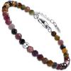 Dada Gioielli Bracciale Argento Pietre Naturali 4mm Certificate | 9 Pietre Preziose e Semipreziose, Benessere Energetico Spirituale, Equilibrio e Crescita Personale