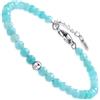 Dada Gioielli Bracciale Argento Pietre Naturali 4mm Certificate | 9 Pietre Preziose e Semipreziose, Benessere Energetico Spirituale, Equilibrio e Crescita Personale