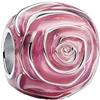 Feitery Pink Rose Festa della Mamma Charm Ciondoli Libellule Bracciale Regalo